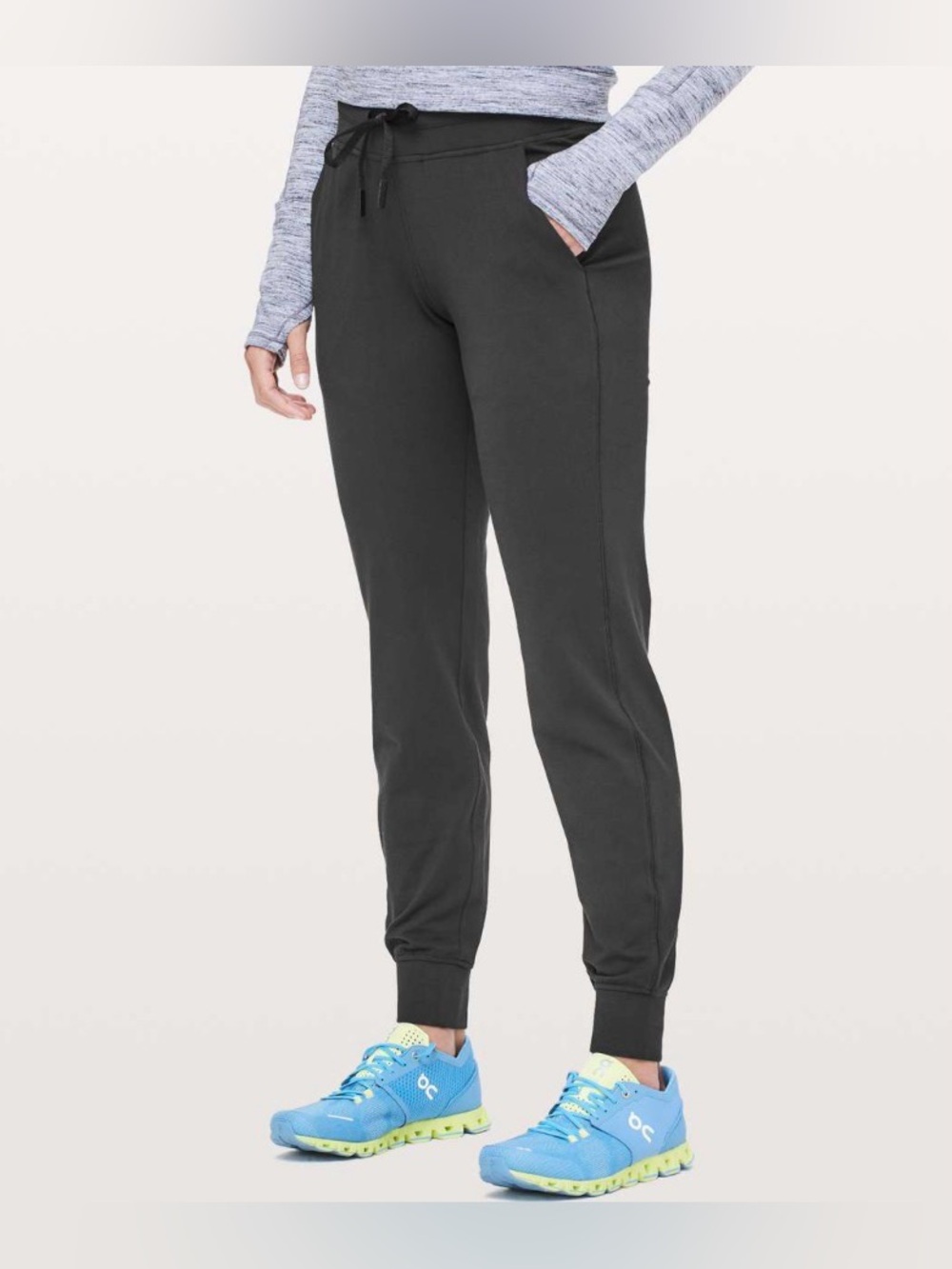 Lululemon Ready to Rulu Pant 29" Black High Rise Yoga Jogger Lounge Pants Size 4